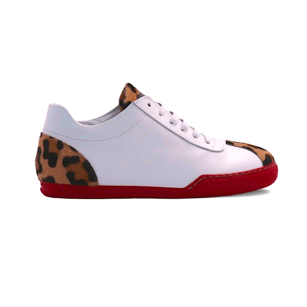Luxury Made in Italy Sneakers. Featuring Red Soled & SOFTEST Leather. RESTOCKED